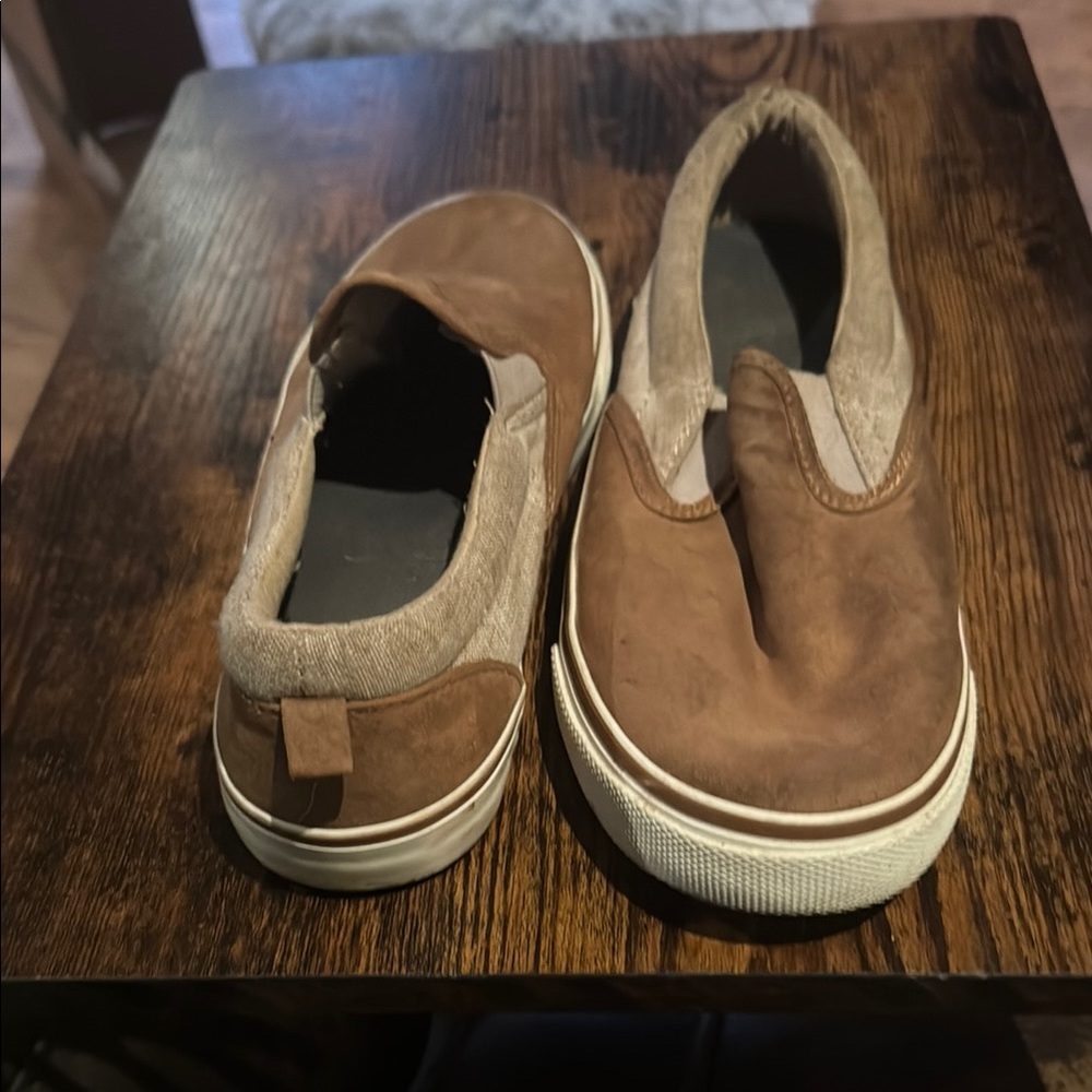 Brown Slip-On Kids Shoes